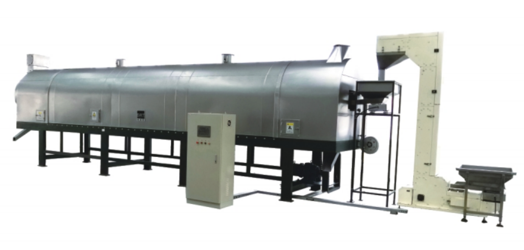 Multi stage temperature control direct combustion automatic fryer